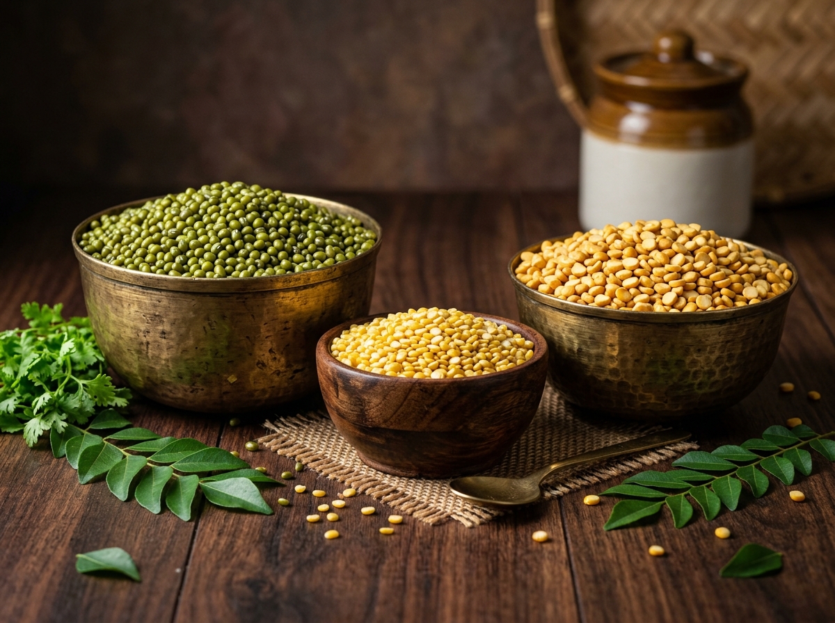 Moong Dal & Chana Dal